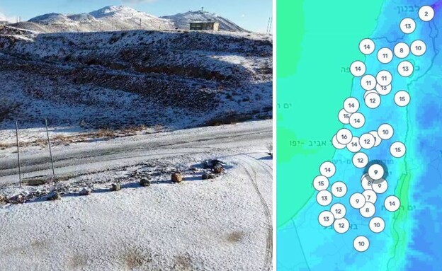 שלג בחרמון (צילום: אתר החרמון)