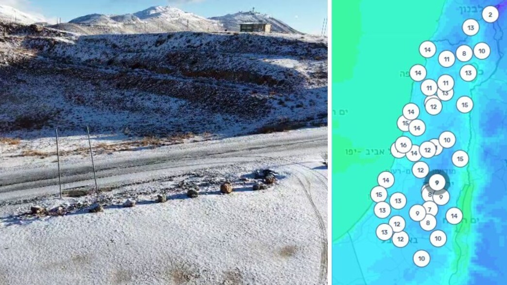 שלג בחרמון שלג בחרמון