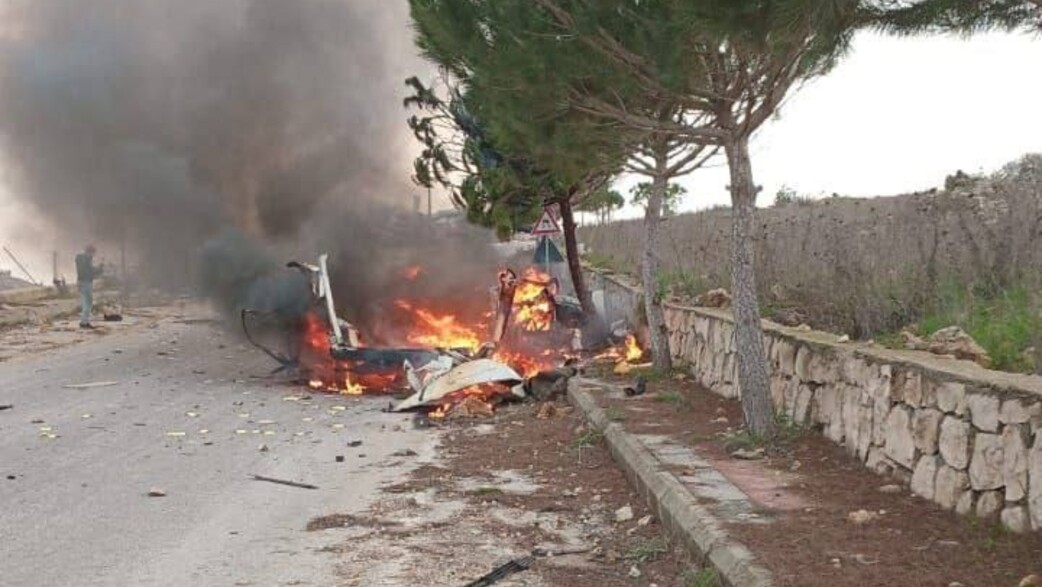 רכב של מחבל חיזבאללה הותקף מהאוויר בדרום לבנון