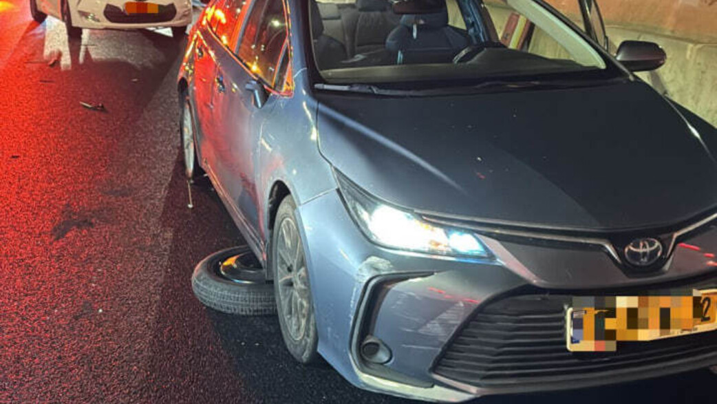 זירת התאונה הקטלנית סמוך למחלף וינגייט זירת התאונה הקטלנית סמוך למחלף וינגייט