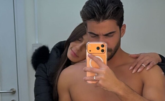 יהודה בובחוט על מיכל הקטנה  (צילום: instagram)