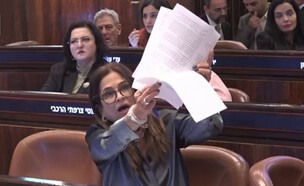 כך הגיבה חה"כ בן ארי להצעת החוק של דיסטל אטבריאן (צילום: ערוץ הכנסת)