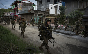 העיר מראווי במינדנאו בפיליפינים לאחר קרב הטרור (צילום: Jes Aznar, getty images)