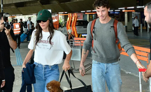 שון מנדס וברונה מרקזיני (צילום: TMZ.com)