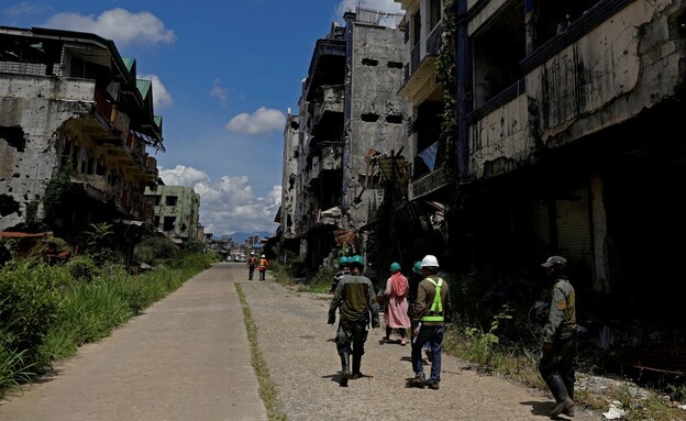 העיר מראווי במינדנאו בפיליפינים לאחר קרב הטרור