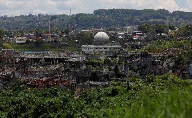 העיר מראווי במינדנאו בפיליפינים לאחר קרב הטרור