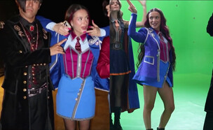 שינוי התלבושת של עדן גולן בפסטיגל (צילום: לילה טוב עם גיא פינס, קשת 12)