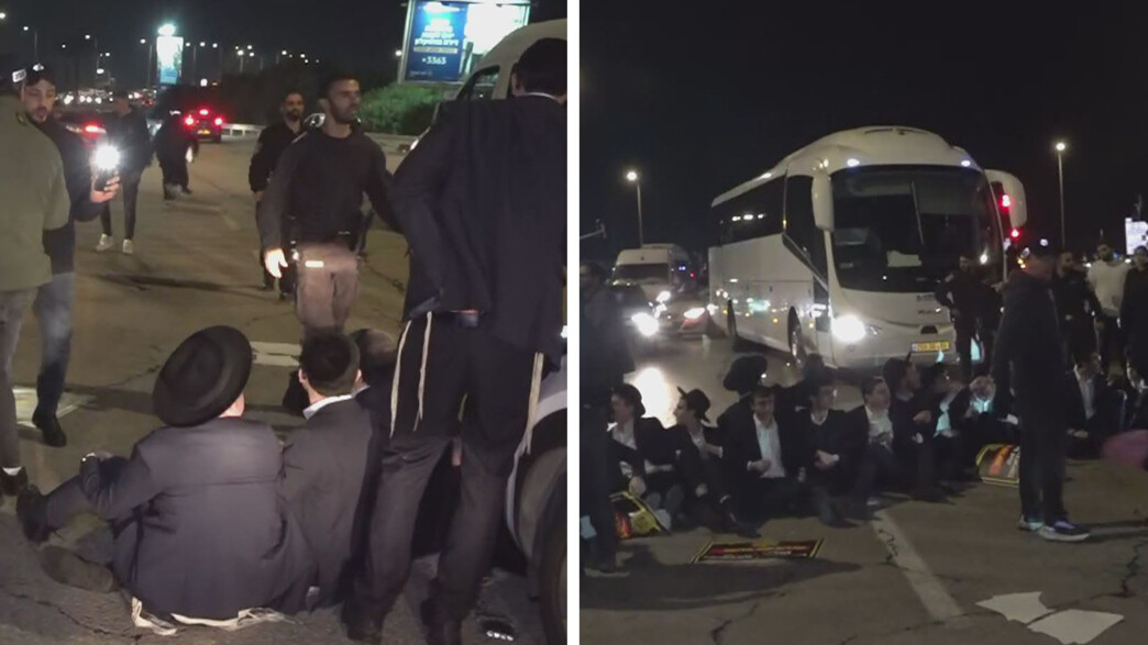 אשקלון: הפגנות החרדים נגד מעצרי עריקים אשקלון: הפגנות החרדים נגד מעצרי עריקים