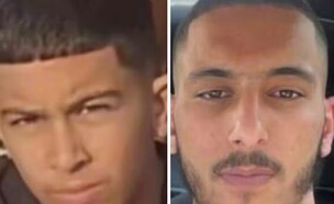 מימין: מוחמד מוגרבי ואחיו ואליד בן ה-16