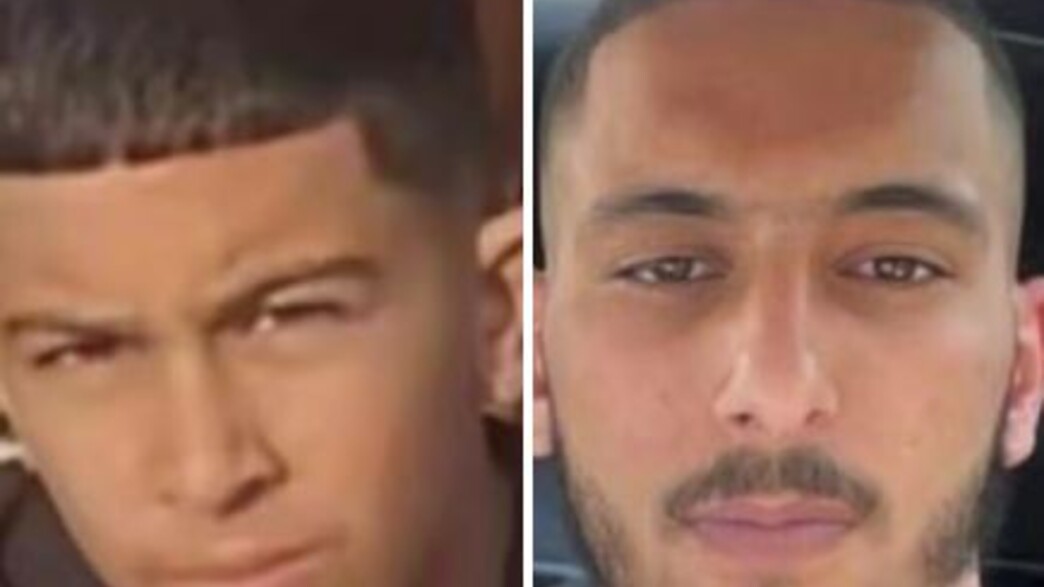 מימין: מוחמד מוגרבי ואחיו ואליד בן ה-16 מימין: מוחמד מוגרבי ואחיו ואליד בן ה-16