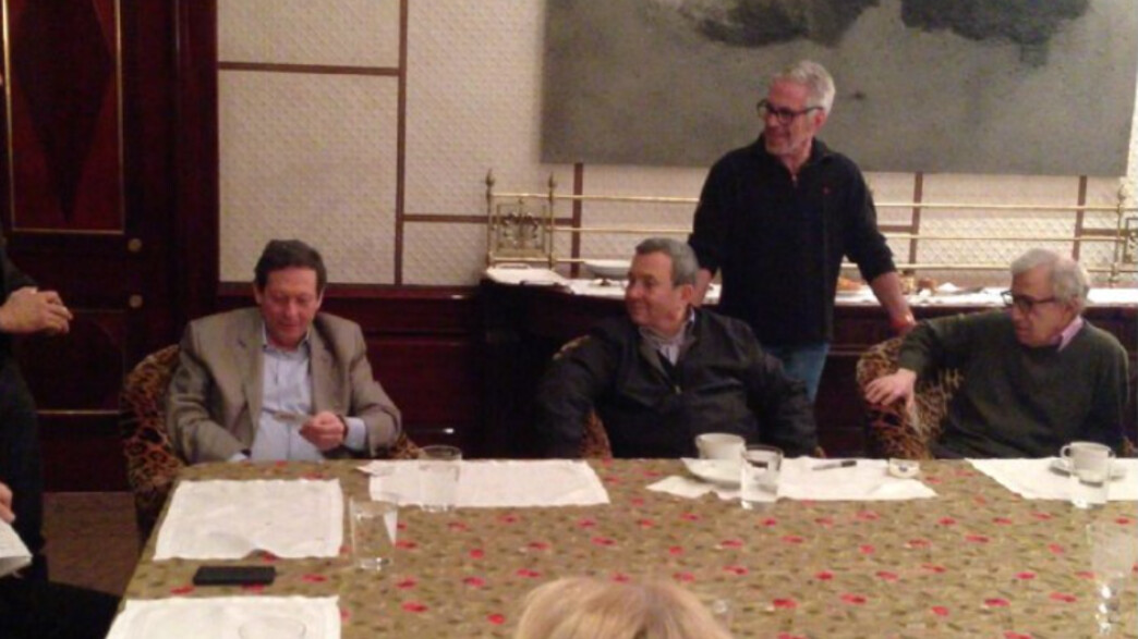 אהוד ברק עם וודי אלן וג'פרי אפשטיין אהוד ברק עם וודי אלן וג'פרי אפשטיין