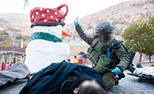 תרגיל צה"ל בחרמון (צילום: דובר צה"ל)