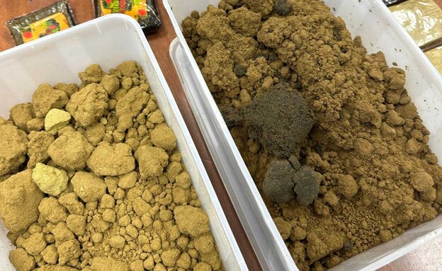 מעבדת החשיש ברחובות (צילום: דוברות המשטרה)