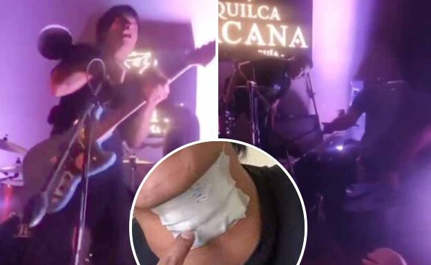 קרלוס סוארז התחשמל על הבמה (צילום: X, Instagram)