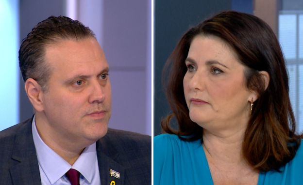 עירית קפלן, מיקי זוהר (צילום: קשת 12)