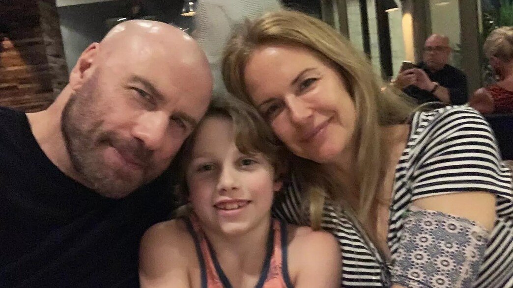 ג'ון טרבולטה, קלי פרסטון ובנם בן ג'ון טרבולטה, קלי פרסטון ובנם בן