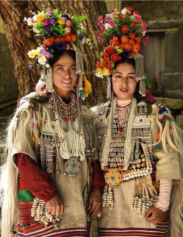 נשים הברוקפה עמק התינוקות לדאק הודו