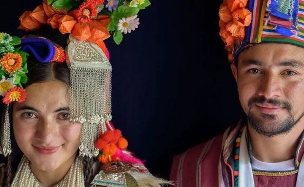 גבר ואישה ברוקפה עמק התינוקות לדאק הודו