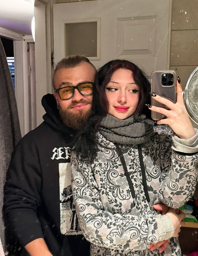 מישל גילפיקס ודוד מלינקוב, לפני שתקף אותה מישל גילפיקס ודוד מלינקוב, לפני שתקף אותה