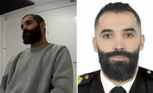 עמאד אמהז בחקירה (צילום: דובר צה"ל)