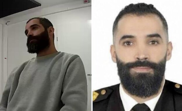 עמאד אמהז בחקירה (צילום: דובר צה"ל)