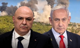 ראש הממשלה בנימין נתניהו ונשיא לבנון ז'וזף עאון (צילום: פלאש 90, reuters)