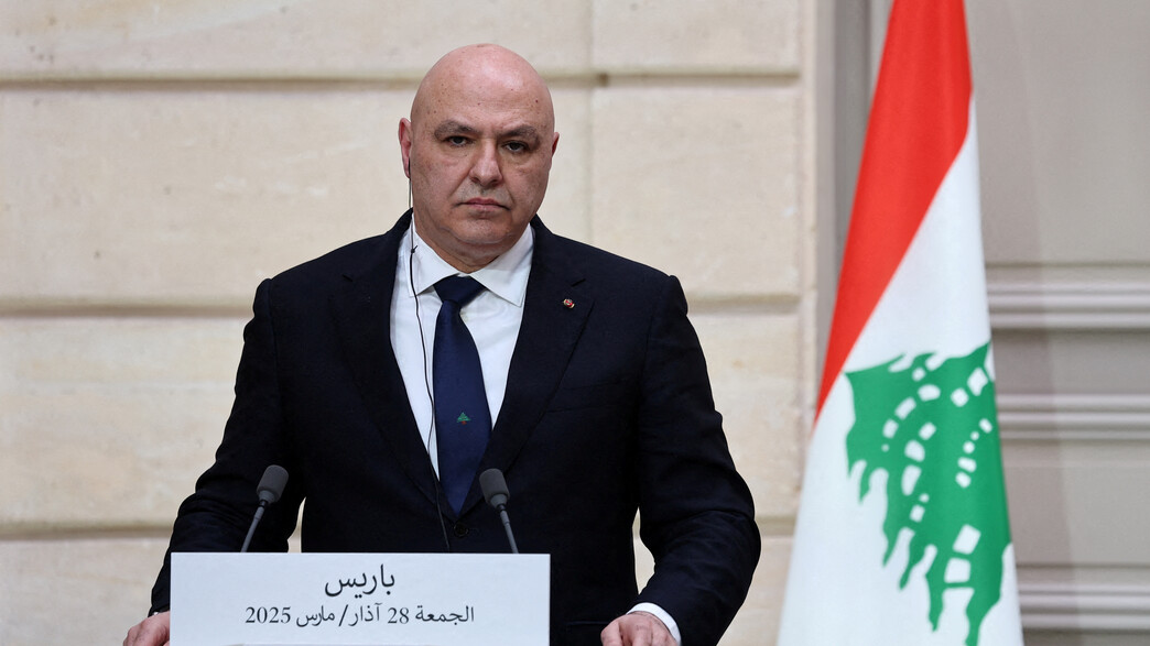 נשיא לבנון ז'וזף עאון