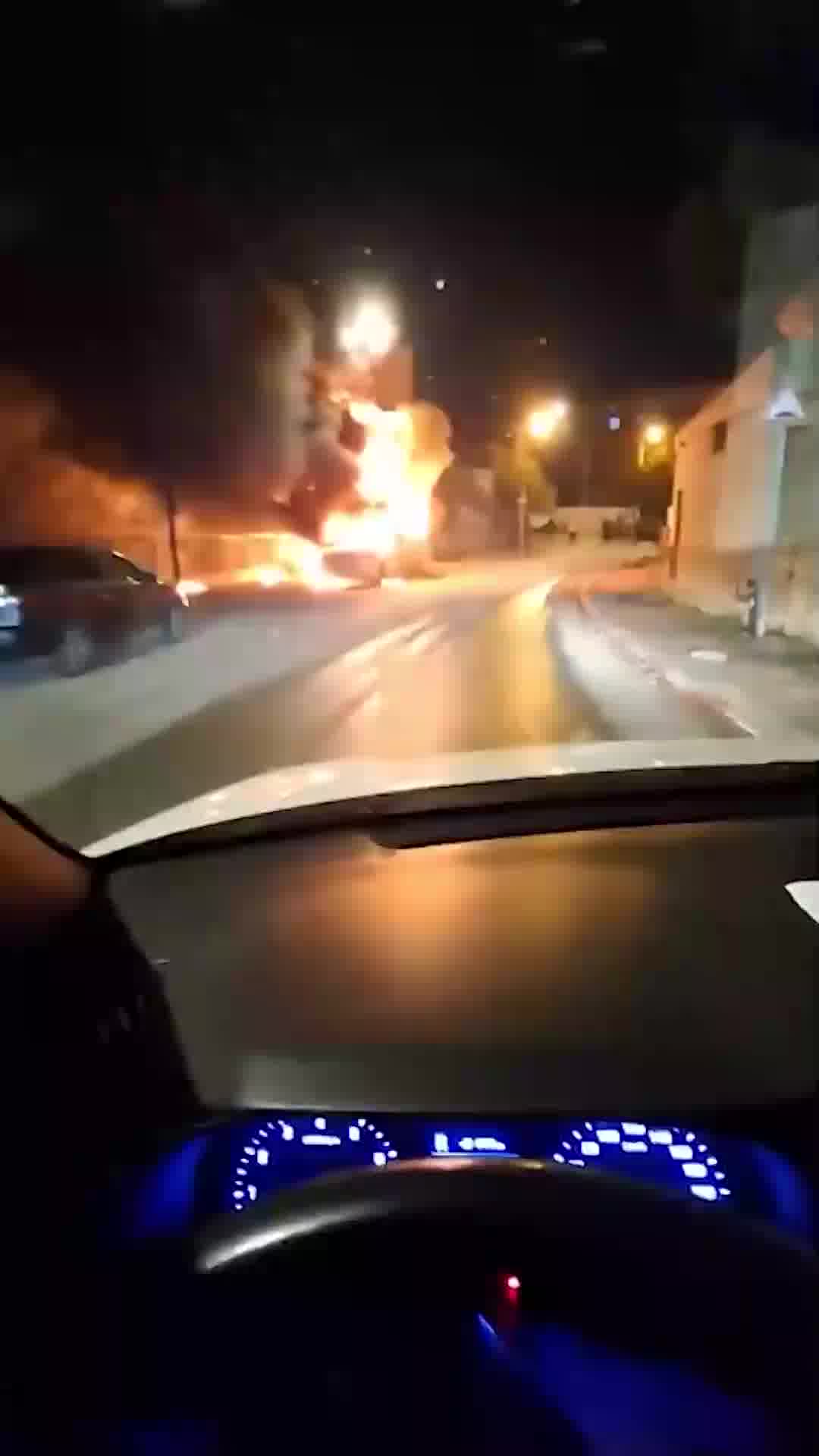 מיניבוס של חברה עלה באש בשפרעם, בפעם ה-13 בשבועיים האחרונים
