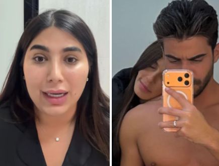 אודיה פינטו מגינה על מיכל הקטנה: 