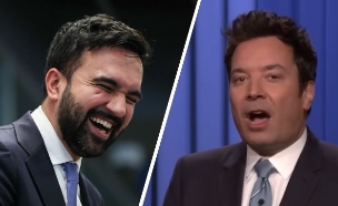 ג'ימי פאלון, זוהרן ממדאני (צילום: ANGELA WEISS / AFP via Getty Images | The Tonight Show Starring Jimmy Fallon)