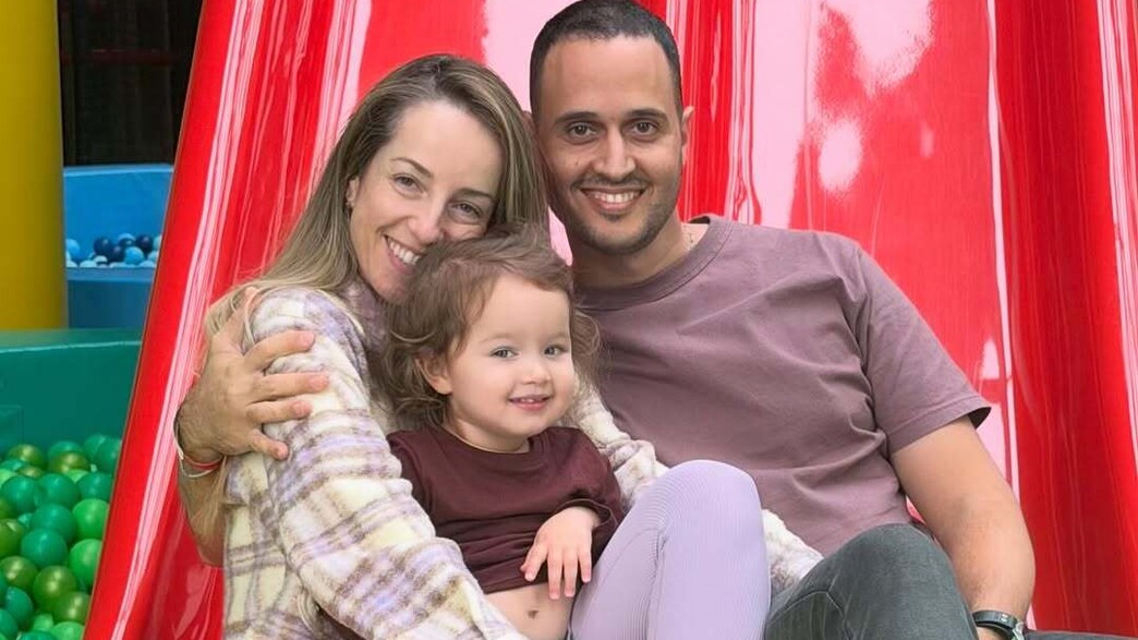 ליאור אורן, קטיה אוברבוך והבת ריטה ליאור אורן, קטיה אוברבוך והבת ריטה