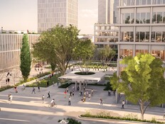 הדמיה של תכנית ההתחדשות העירונית המוצעת בגבעתיים