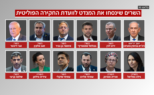 השרים שינסחו את המנדט לוועדת החקירה הפוליטית