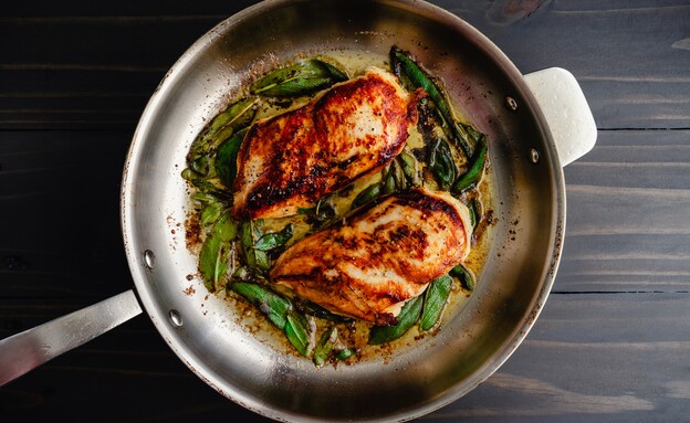 בישול במחבת נירוסטה