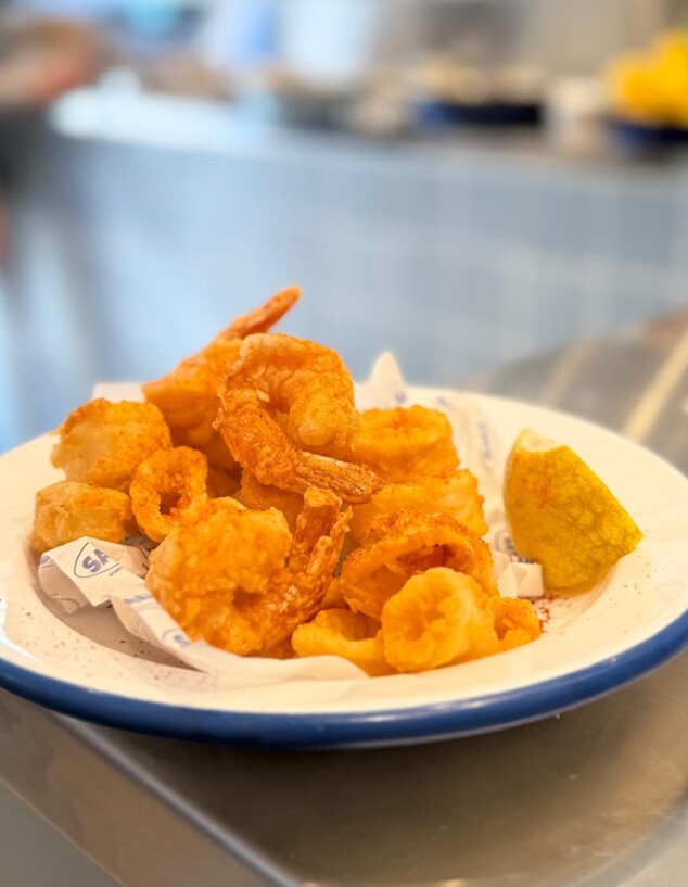 שרימפס וקלמרי קריספי