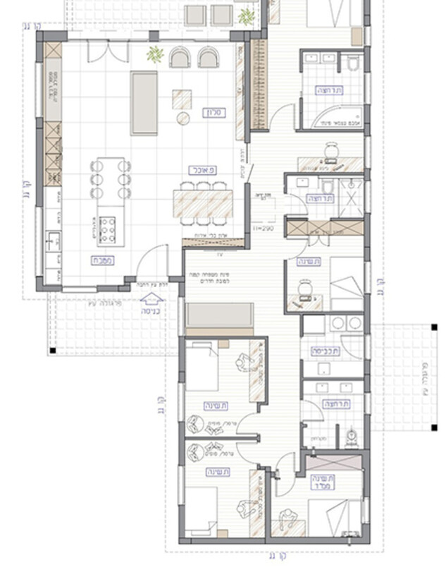 בית במושב תקומה ג תוכנית קרן מאיר