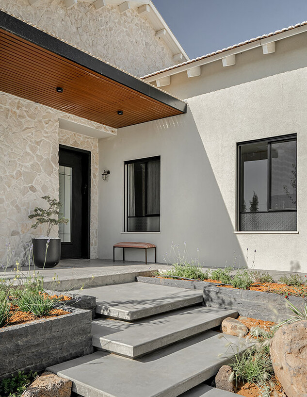 בית במושב תקומה אדריכלות עמית צור עיצוב פנים 