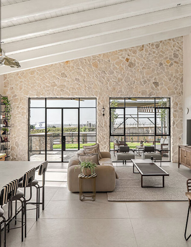 בית במושב תקומה אדריכלות עמית צור עיצוב פנים 