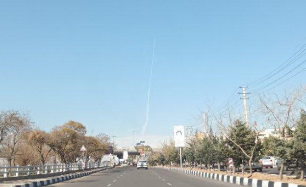 תיעוד מניסוי הטילים באיראן