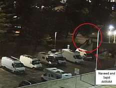 המחבלים בזירת הפיגוע - יומיים לפני הטבח