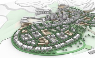 תכנית השער הדרומי" בצפת (הדמיה: פרחי צפריר אדריכלים)