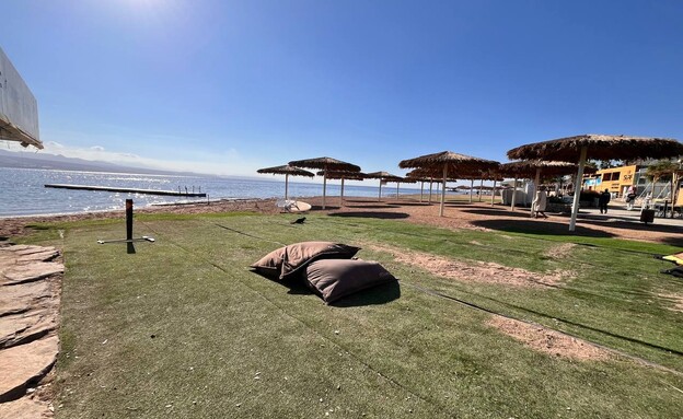 חוף מלון הריף אילת 