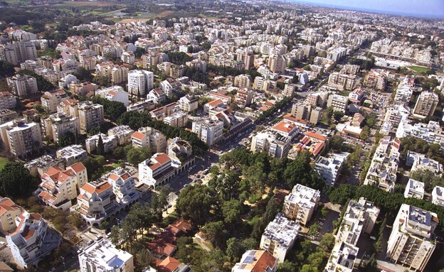 כפר סבא צילום אוויר