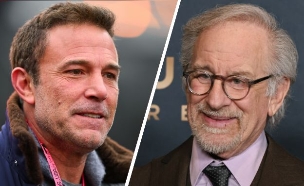 סטיבן ספילברג, בן אפלק (צילום: Rudy Carezzevoli | Rodin Eckenroth/FilmMagic, Getty images)