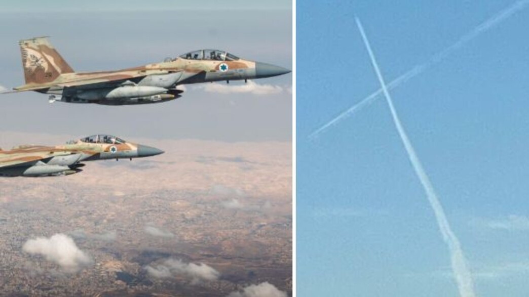 השיגורים באיראן, מטוסי חיל האוויר