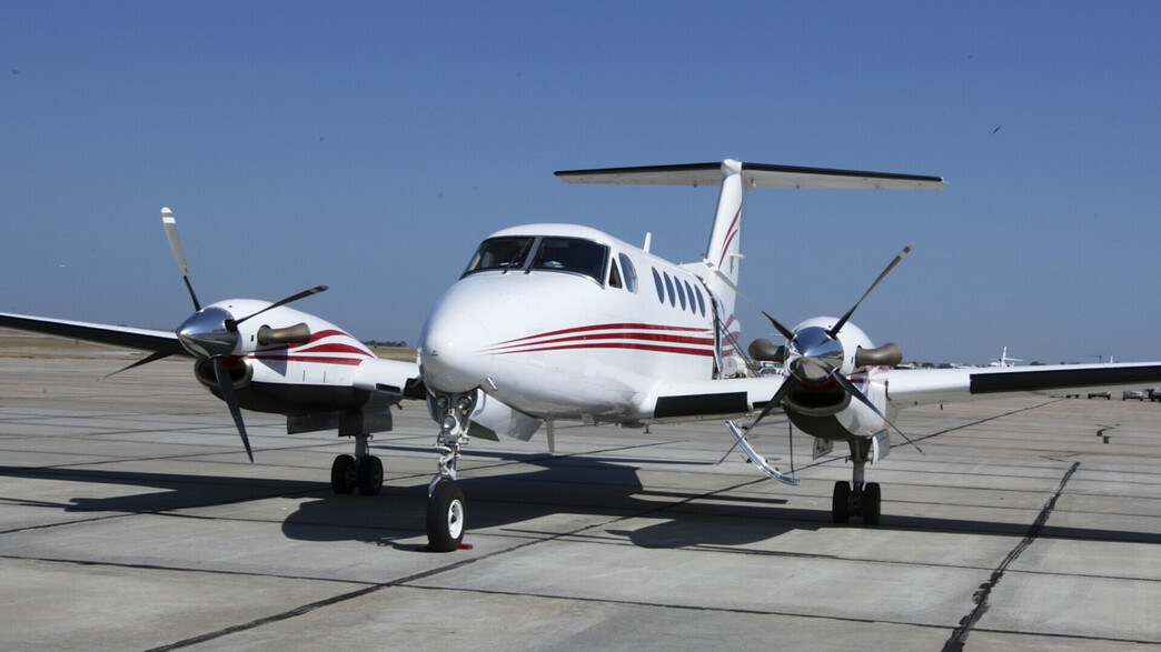 דגם המטוס שנחת בעזרת מערכת אוטומטית