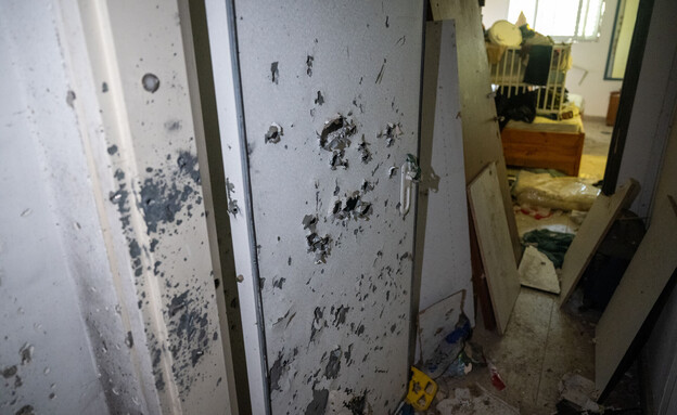 ההרס בחולית לאחר מתקפת הפתע ב-7 באוקטובר