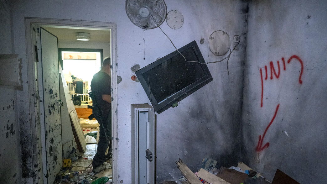 ההרס בחולית לאחר מתקפת הפתע ב-7 באוקטובר