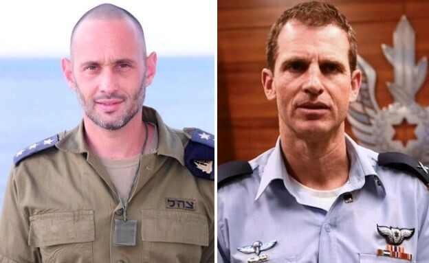 מפקדי חיל האוויר והים המיועדים (צילום: דובר צה"ל)