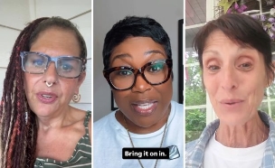 מימין: לורה וולינגטון, קנדל וויליאמס, ליזה ג'ינט